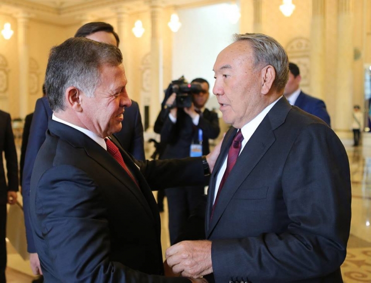Ürdün Kralı Abdullah, Kazakistan Devlet Başkanı Nazarbayev İle Görüştü