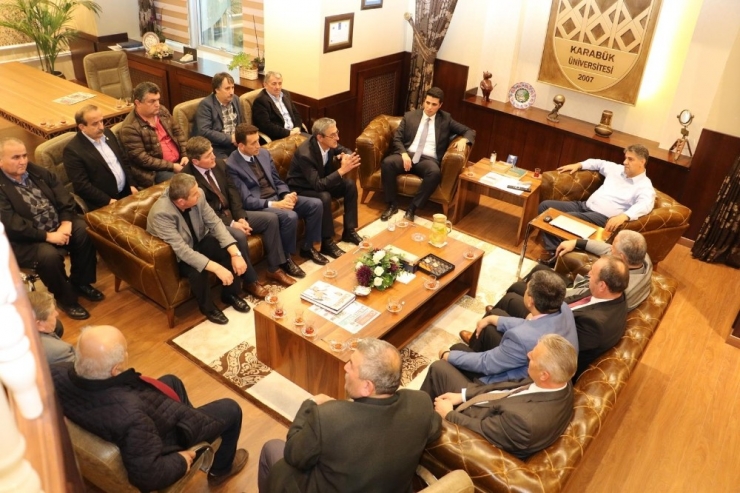 Yenice Heyetinden Rektör Polat’a Ziyaret