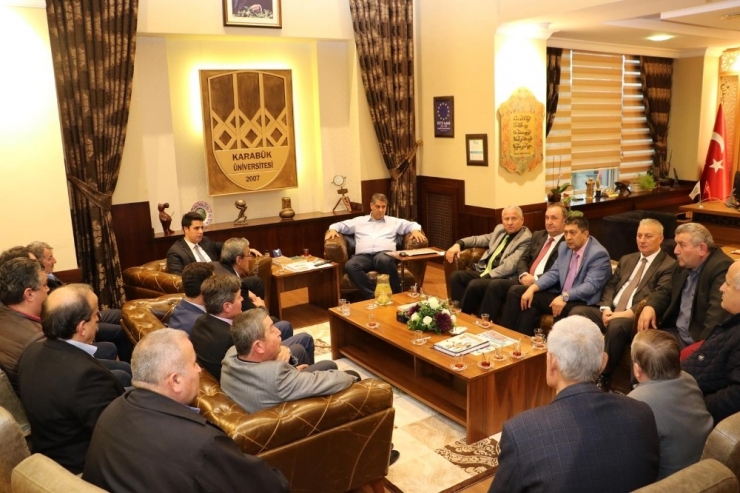 Yenice Heyetinden Rektör Polat’a Ziyaret