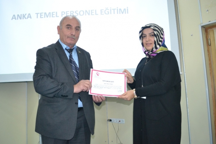 Erzurum’da Anka Temel Personel Eğitim Programı Düzenlendi