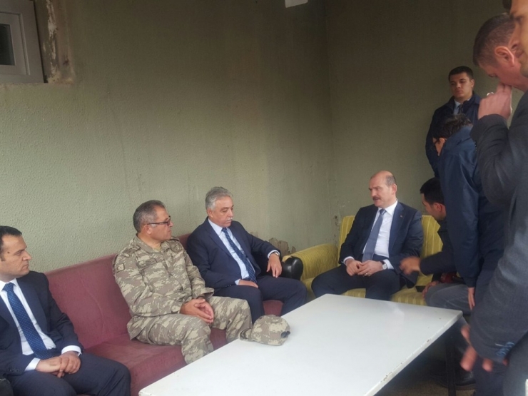 Bakan Soylu, 8 Şehidin Verildiği Bölgede