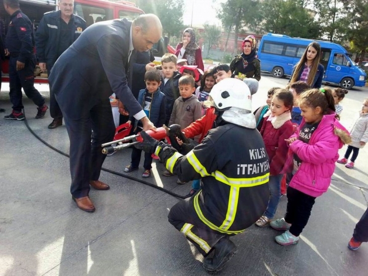 Ana Okulu Öğrencilerine Yangın Eğitimi