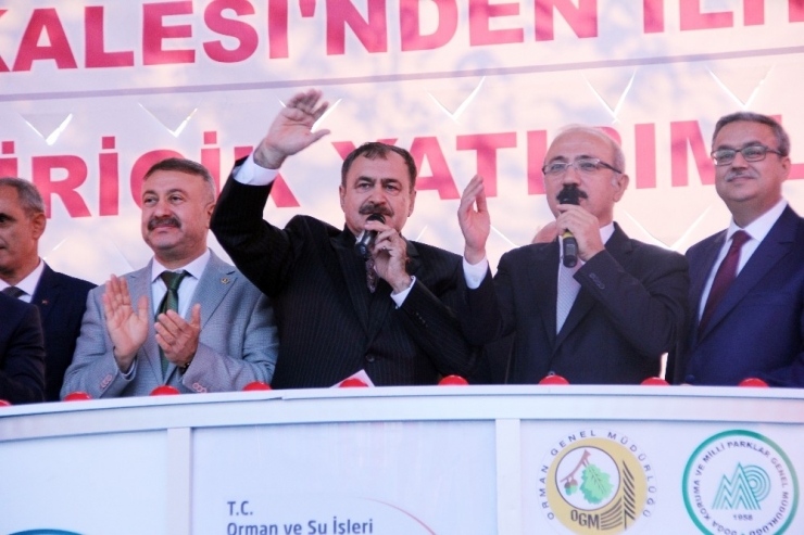 Bakan Eroğlu Ve Bakan Elvan, Mersin’de 21 Tesisin Temelini Attı