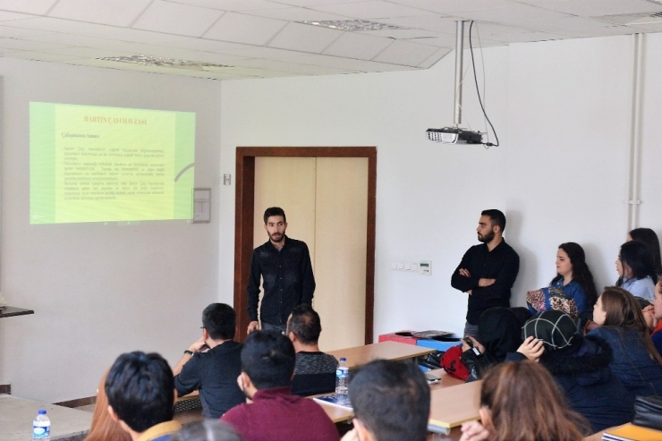 Saü Coğrafya Bölümü Öğrencileri Bartın Çayını İnceledi