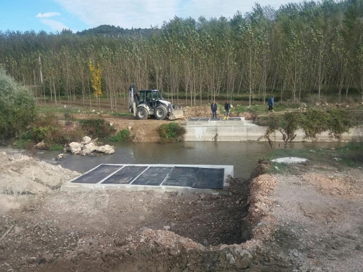 Vezirhan’da Köprü Çalışmalarında Sona Gelindi