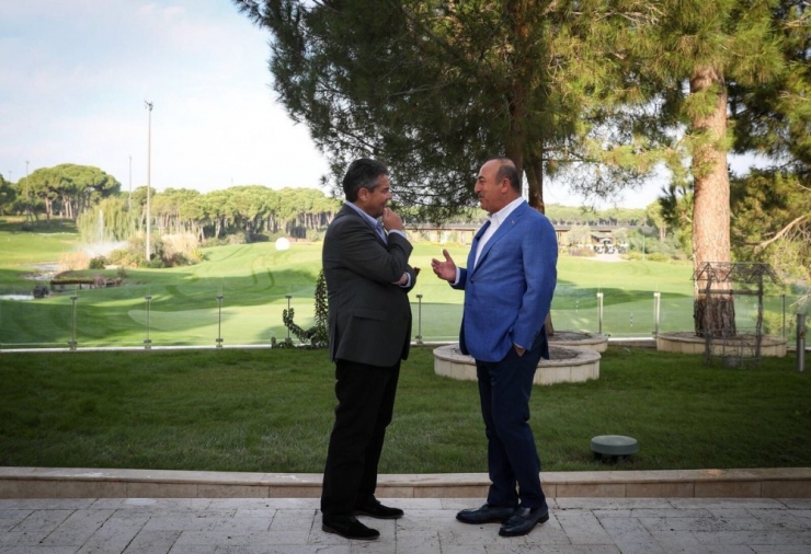 Dışişleri Bakanı Çavuşoğlu, Antalya’da Almanya Dışişleri Bakanı’yla Bir Araya Geldi