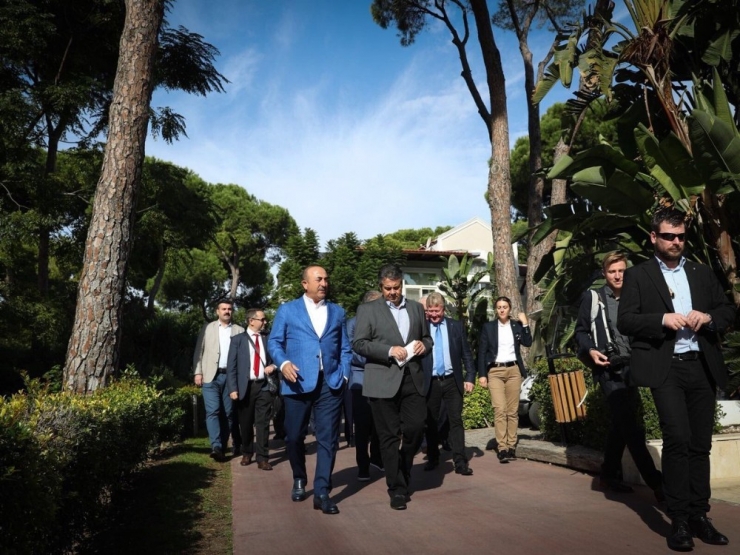 Dışişleri Bakanı Çavuşoğlu, Antalya’da Almanya Dışişleri Bakanı’yla Bir Araya Geldi