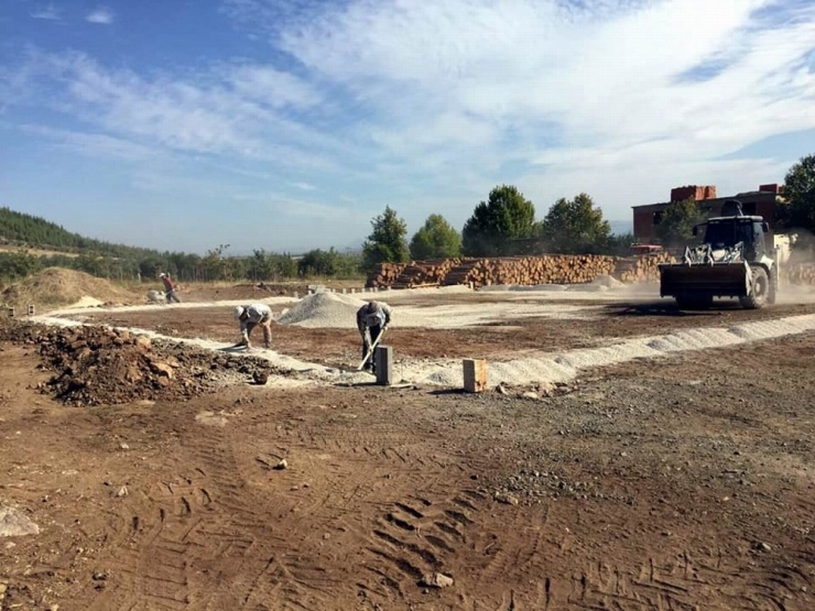 Helikopter Pisti Çalışması Tamamlanmak Üzere