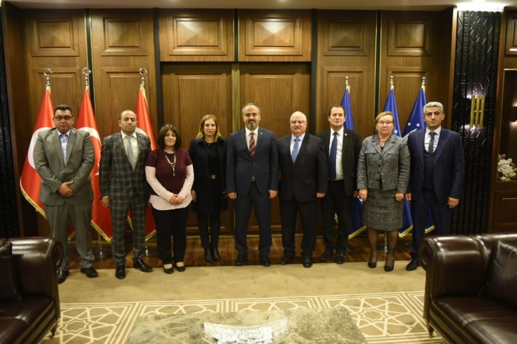 Başkan Aktaş’ın Fransız Konukları