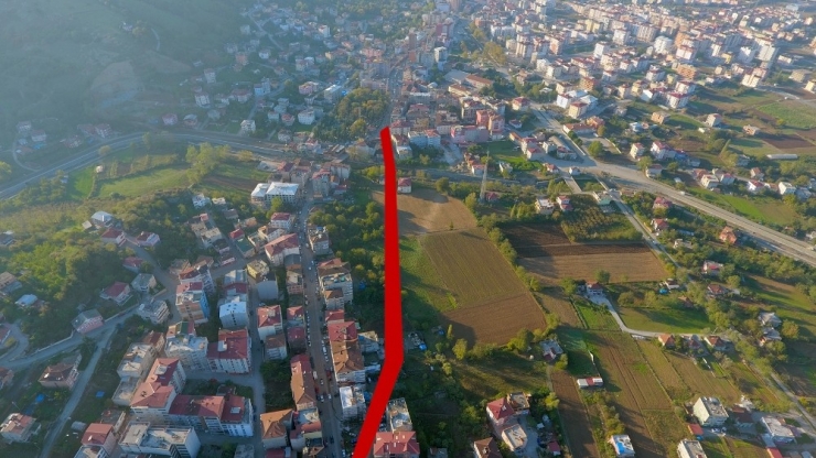 Tekkeköy’ün Doğu Yönüne Açılan İkinci Kapısı Durumundaki Cadde Açılıyor