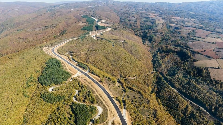 Başkan Yalçın, Ahi Dağı Yolundaki Çalışmaları İnceledi