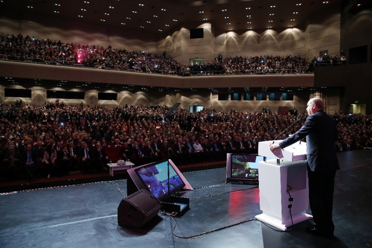 Cumhurbaşkanı Erdoğan: "Belli Bir Elitin Programları İzlediği Yer Olmayacak, Tüm Halkımız Milletimiz Gelip Programları İzlediği Yer Olacak"