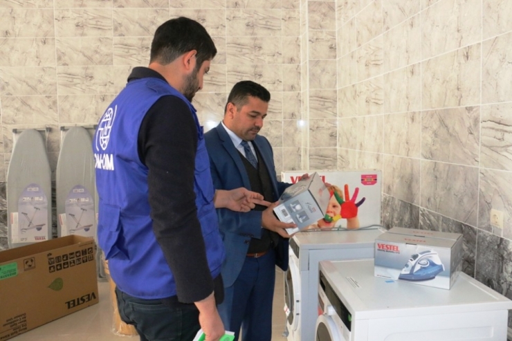 Dar Gelirliler Ve Suriyeliler İçin Çamaşırhane Kuruluyor