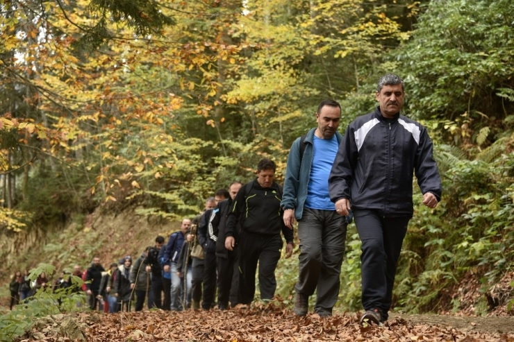 Gümüşhaneli Dağcılar, Örümcek Ormanları’nda Doğa Yürüyüşü Gerçekleştirdi