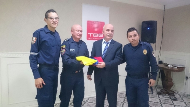 Kolombiyalı İtfaiyeciler Kocaeli’ye Eğitim İçin Geldiler