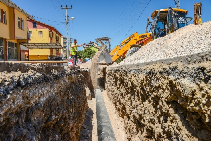Maski, Eski Malatya’daki Altyapı Çalışmalarını Sürdürüyor