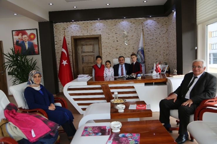 Seyrani İlkokulundan Başkan Cabbar’a Ziyaret