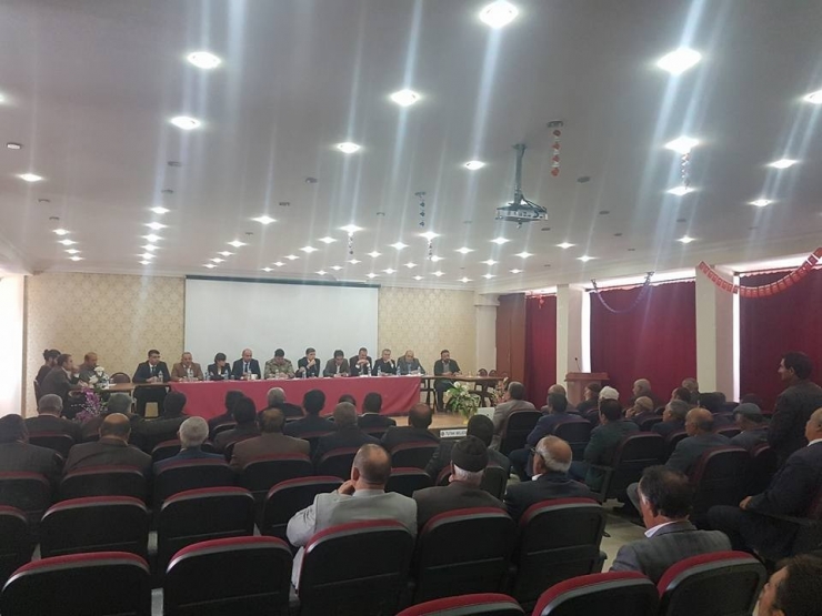 Tutak Kaymakamı Erat, Muhtarlarla Bir Araya Geldi