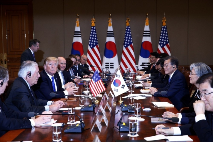 Abd Başkanı Trump, Güney Kore Lideri Moon İle Görüştü