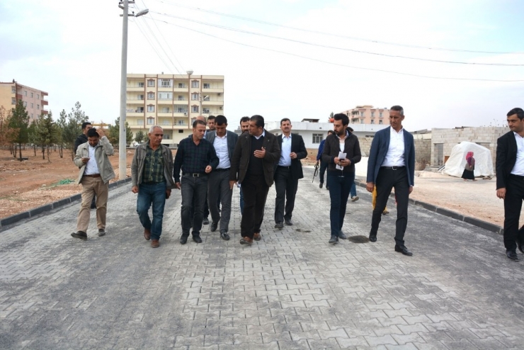 Ceylanpınar’da Yol Yapım Çalışmaları Hızlandı