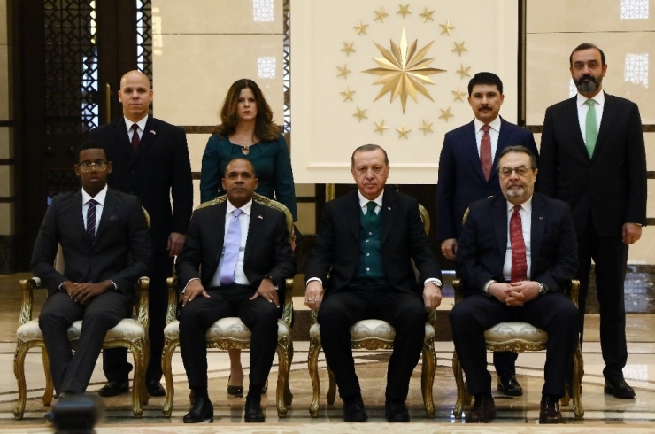 Cumhurbaşkanı Erdoğan, Küba Büyükelçisini Kabul Etti