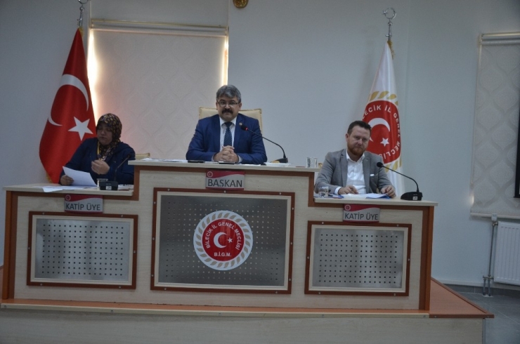 İl Genel Meclisi Kasım Ayı 3’üncü Birleşiminde 2 Gündem Maddesi Görüşüldü