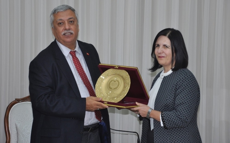 Kktc Meclis Başkanı Siber, Rtük Yetkililerini Kabul Etti