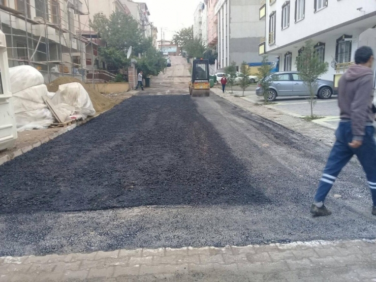 Çamlıtepe’nin Cadde Ve Sokaklarına Asfalt Döküldü