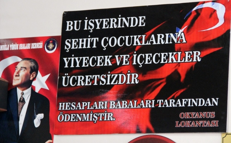 Bu Lokantada Şehit Çocuklarından Para Alınmıyor