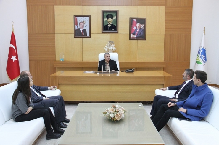 Atatürk Lisesi’nden Başkan Toçoğlu’na Ziyaret