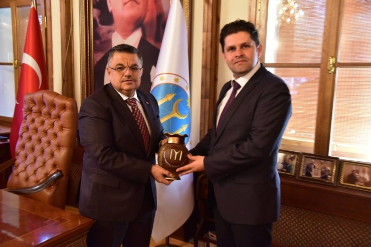 Yeni Sağlık Müdürü Öztop’tan Başkan Yağcı’ya Ziyaret