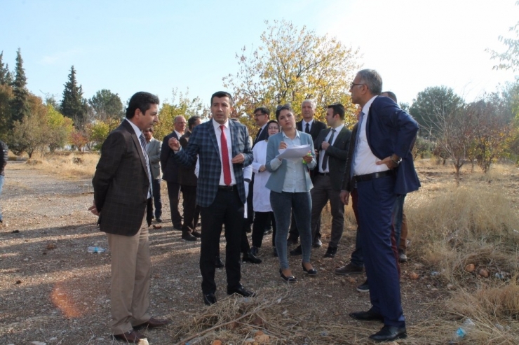 Yeni Yapılacak Hastane Alanında İnceleme