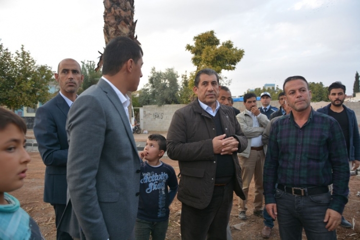 Ceylanpınar’da İki Kez Yakılıp Tahrip Edilen Park Yeniden Yapılıyor