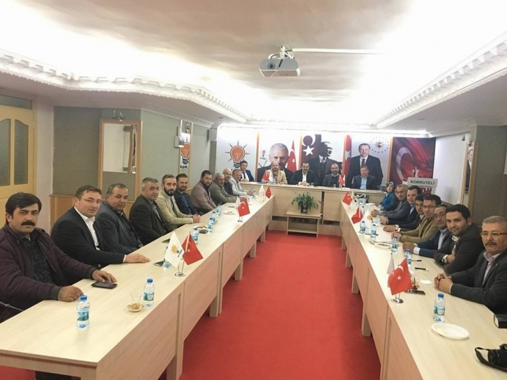 Sümer, Ak Parti Korkuteli Grup Toplantısında