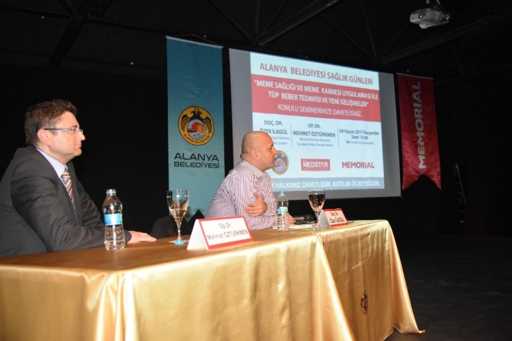 Alanya’da Meme Kanseri Ve Tüp Bebek Tedavisi Anlatıldı