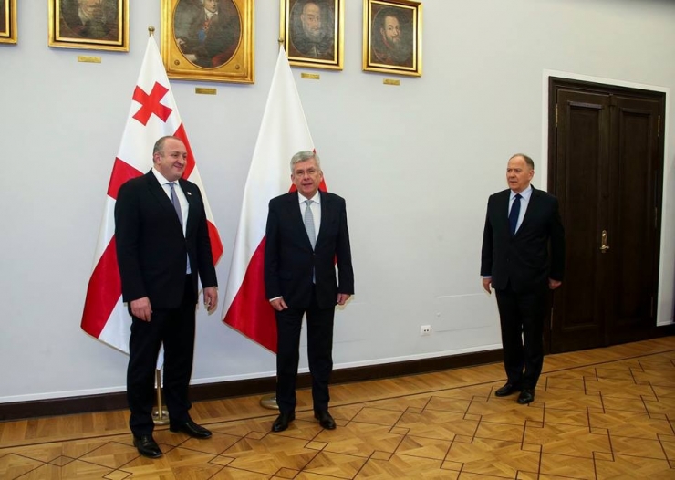 Gürcistan Cumhurbaşkanı Margvelaşvili Polonya’da
