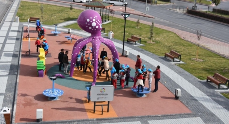 Kocasinan Belediyesi’nin Teknoloji Parkı Çocukların Beğenisine Sunuldu