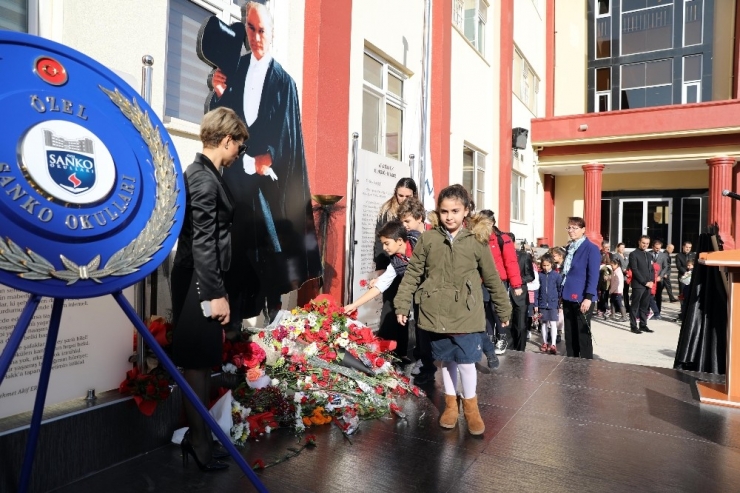 Büyük Önder Atatürk Özel Sanko Okulları’nda Da Anıldı