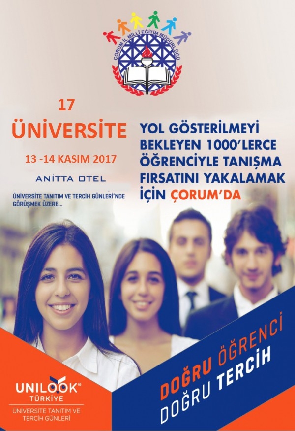 Çorum’da Üniversite Tanıtım Ve Tercih Günleri Başlıyor