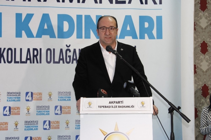 Ak Parti Tepebaşı Kadın Kollarında Kongre Heyecanı Sona Erdi