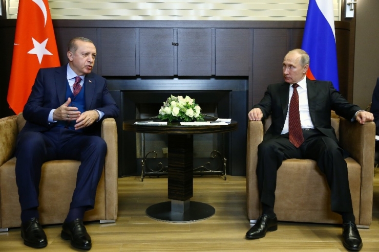 Erdoğan-putin Görüşmesi Başladı