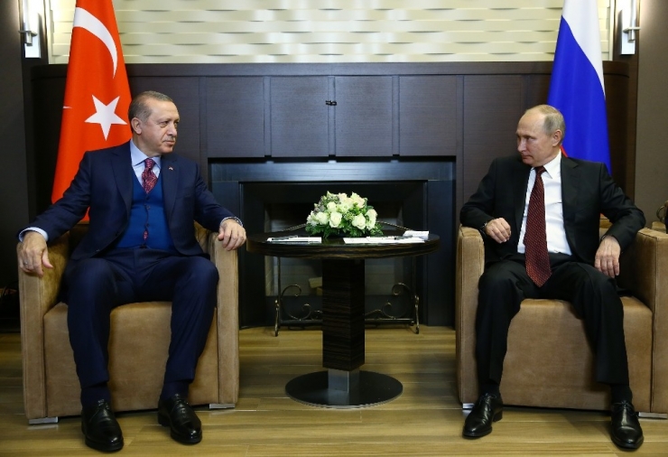 Erdoğan-putin Görüşmesi Başladı