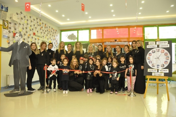 Minik Gkv’lilerden Muhteşem Ebru Sergisi