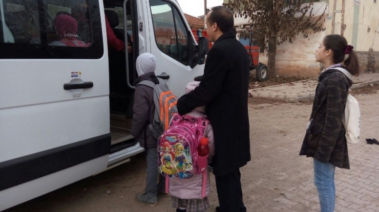 Sungurlu’da Okul Servisleri Denetledi