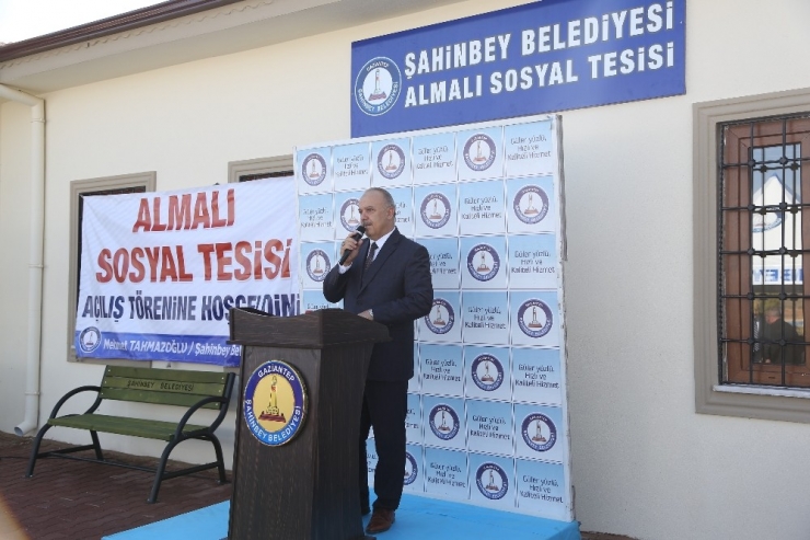 Almalı Mahallesindeki Sosyal Tesiste Hizmete Girdi