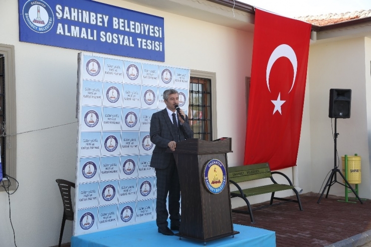Almalı Mahallesindeki Sosyal Tesiste Hizmete Girdi