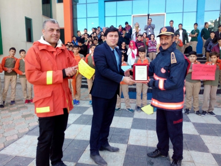 Midyat’ta Yangın Tatbikatı Yapıldı