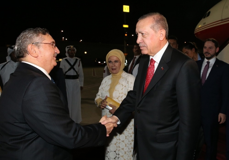 Cumhurbaşkanı Erdoğan Katar’da