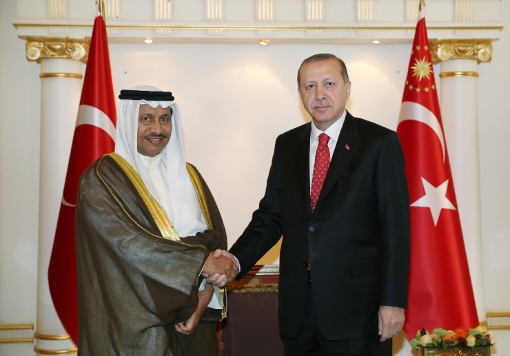 Cumhurbaşkanı Erdoğan, Kuveyt Başbakanı El Sabah’ı Kabul Etti