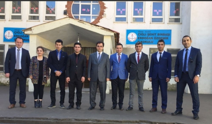 Müdür Durgun, Sınırdaki Okullarda İncelemelerde Bulundu